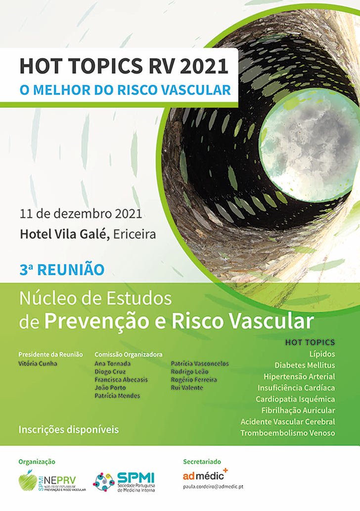 3ª Reunião Núcleo de Estudos de Prevenção e Risco Vascular - Inscrições Abertas