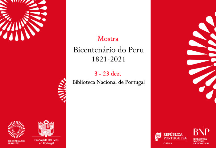 Mostra | Bicentenário do Peru – 1821-2021 | 3 - 23 dez. | BNP