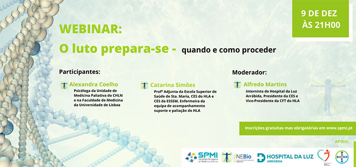 Ciclo de Webinares NEBio: O Luto prepara-se - quando e como proceder