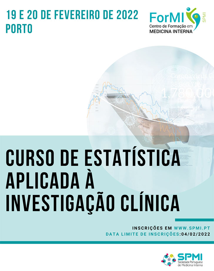 Curso de Estatística aplicada à Investigação Clínica