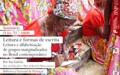 Ciclo de Seminários | Leitura e alfabetização de grupos marginalizados no Brasil contemporâneo | 25 fev. | 16h00 | BNP