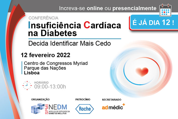 12 de Fevereiro | Conferência: Insuficiência Cardíaca na Diabetes