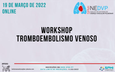 Workshop Online de Tromboembolismo Venoso – Inscrições Abertas