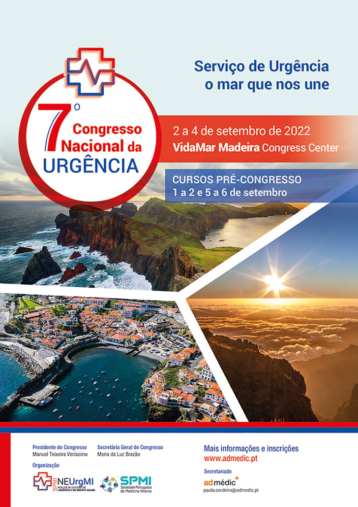 7º Congresso Nacional de Urgência - Inscrições Abertas