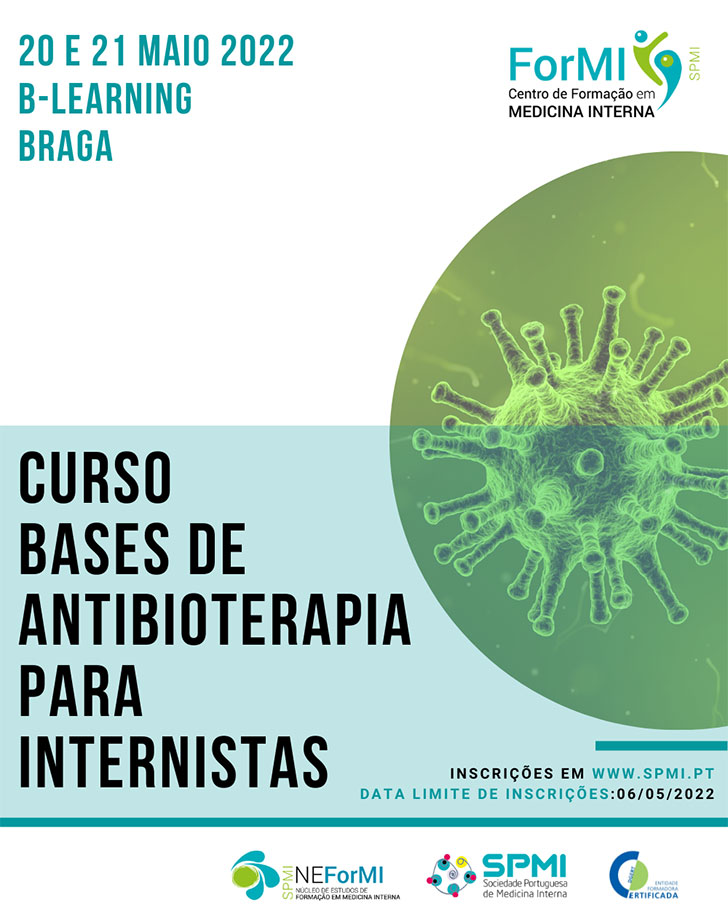 Curso Bases de Antibioterapia para Internistas - Inscrições Abertas