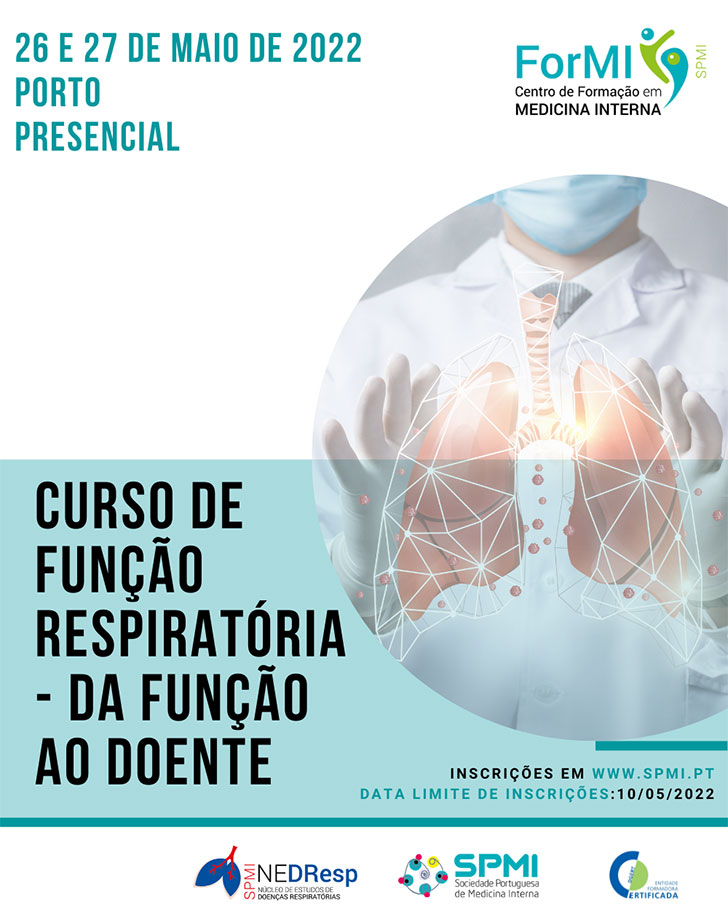 Curso de Função Respiratória: da função ao doente - Inscrições Abertas