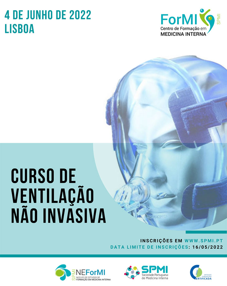 Curso de Ventilação Não Invasiva - Lisboa - Inscrições Abertas