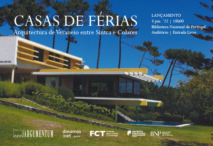 Lançamento | Casas de Férias - Arquitectura de Veraneio entre Sintra e Colares | 3 jun. ’22 | 18h00