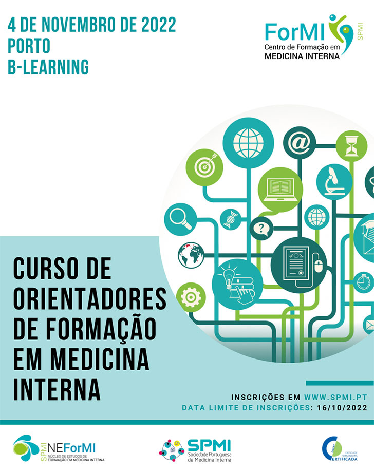 Curso Orientadores de Formação em Medicina Interna - Inscrições Abertas