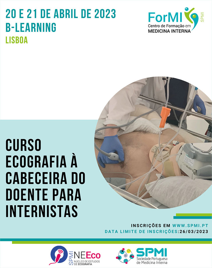 Curso Ecografia à Cabeceira do Doente para Internistas - Inscrições Abertas