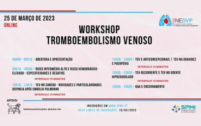Workshop Online de Tromboembolismo Venoso – Inscrições Abertas
