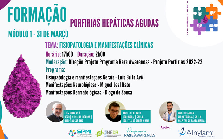 Formação Porfírias Hepáticas Agudas - Inscrições Abertas