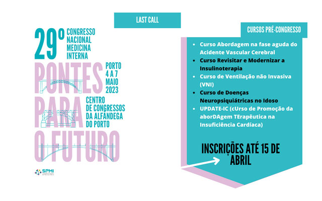 Cursos Pré-Congresso do 29º CNMI – Last Call