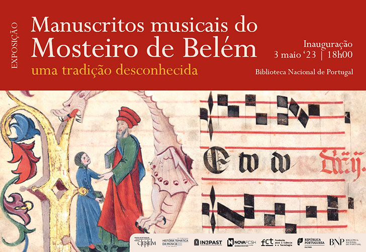 Exposição | Manuscritos musicais do Mosteiro de Belém. Uma tradição desconhecida | Inauguração: 3 maio '23 | 18h00