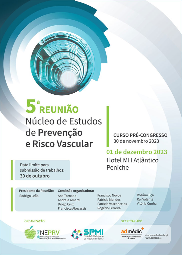 5ª Reunião Núcleo de Estudos de Prevenção e Risco Vascular - Inscreva-se!