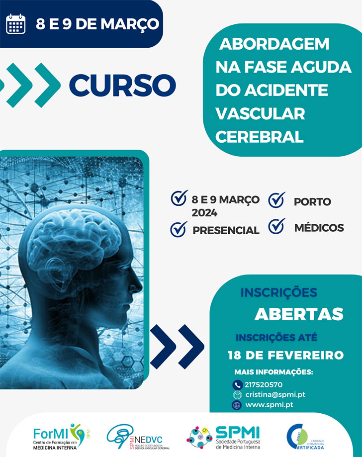 Curso Abordagem na fase aguda do Acidente Vascular Cerebral - Inscrições Abertas