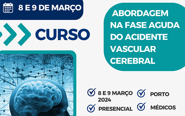 Curso Abordagem na fase aguda do Acidente Vascular Cerebral – Inscrições Abertas