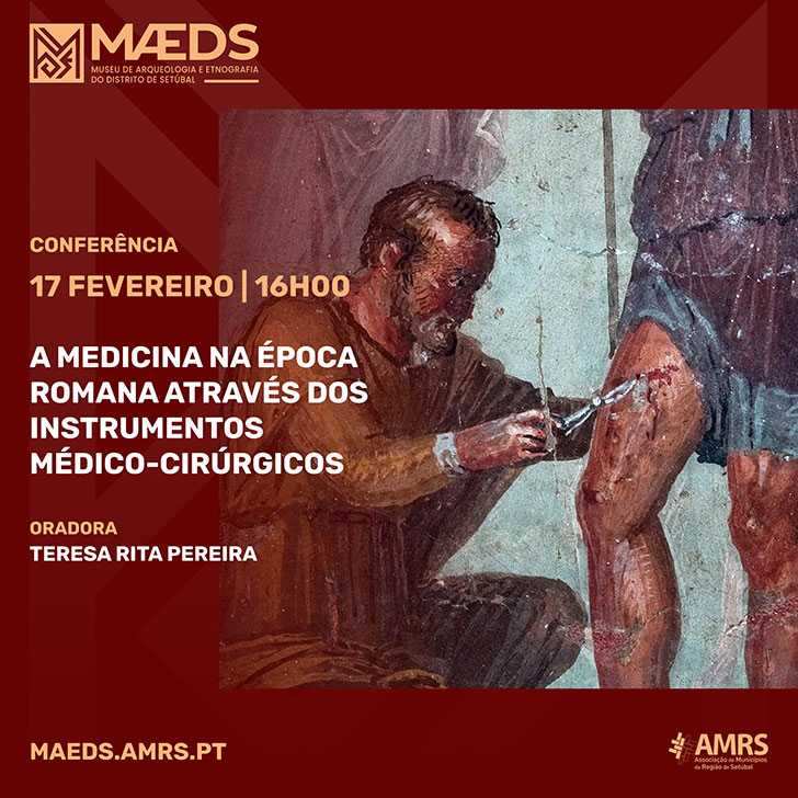 Medicina na época romana é tema de conferência | 17 de fevereiro | 16h00 | MAEDS