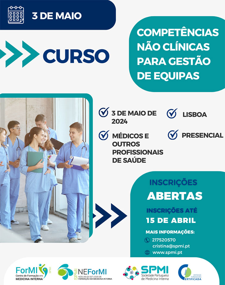 Curso Competências não Clínicas para Gestão de Equipas - Inscrições Abertas