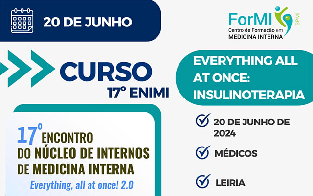 Curso Everything all at once: Insulinoterapia no 17º ENIMI