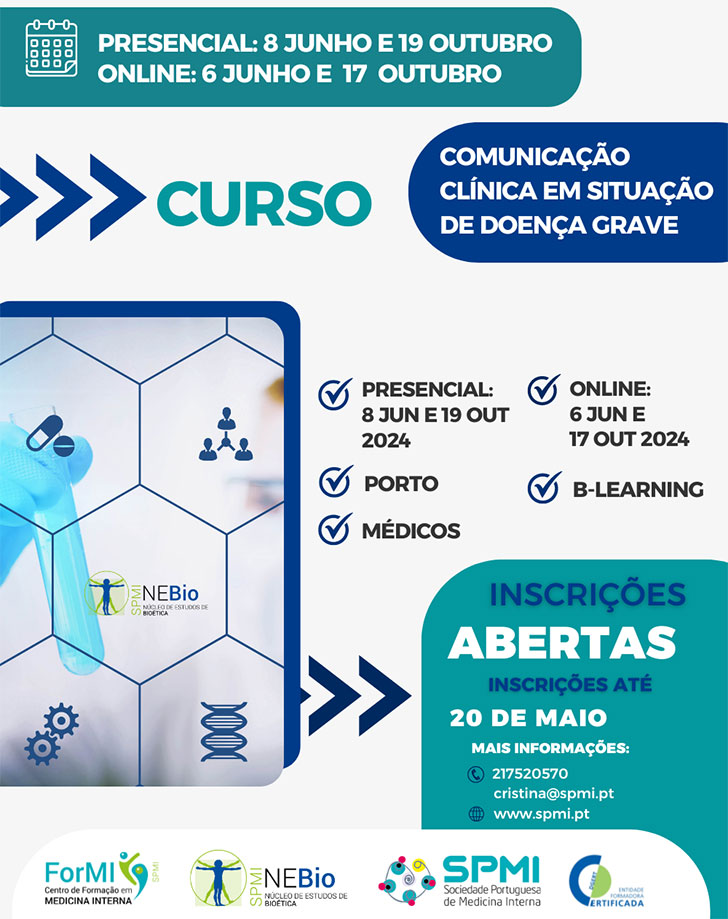 Curso de Comunicação Clínica em situação de doença grave