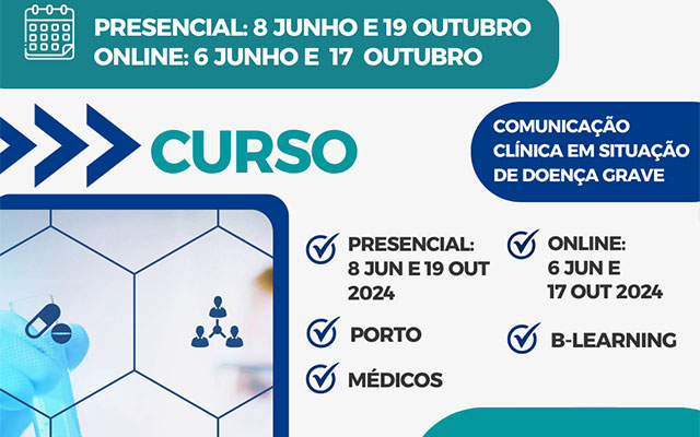 Curso de Comunicação Clínica em situação de doença grave