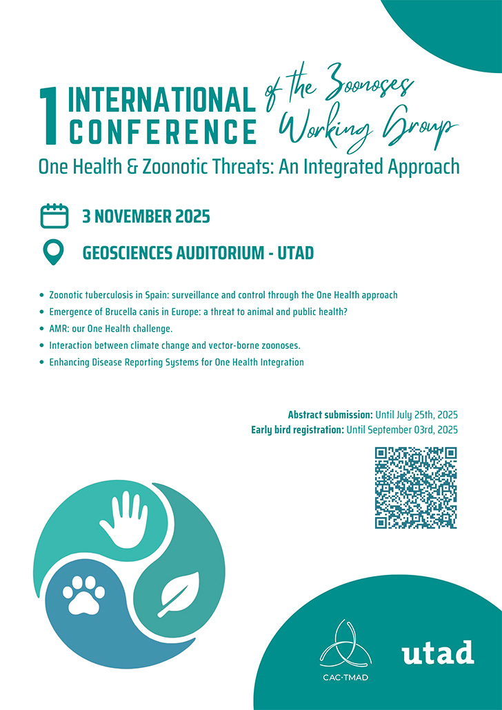 Announcing the 1st International Conference of the Zoonoses Working Group | CAC TMAD(1st ICZoonoses – CAC-TMAD) Announcing the 1st International Conference of the Zoonoses Working Group | CAC TMAD(1st ICZoonoses – CAC-TMAD)