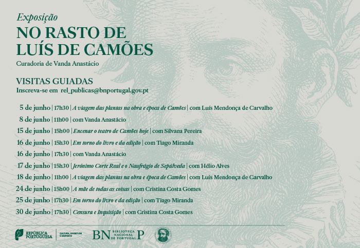 VISITAS GUIADAS - JUNHO | No Rasto de Luís de Camões